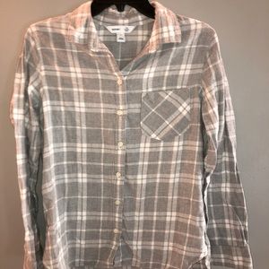 Grey Plaid Flannel